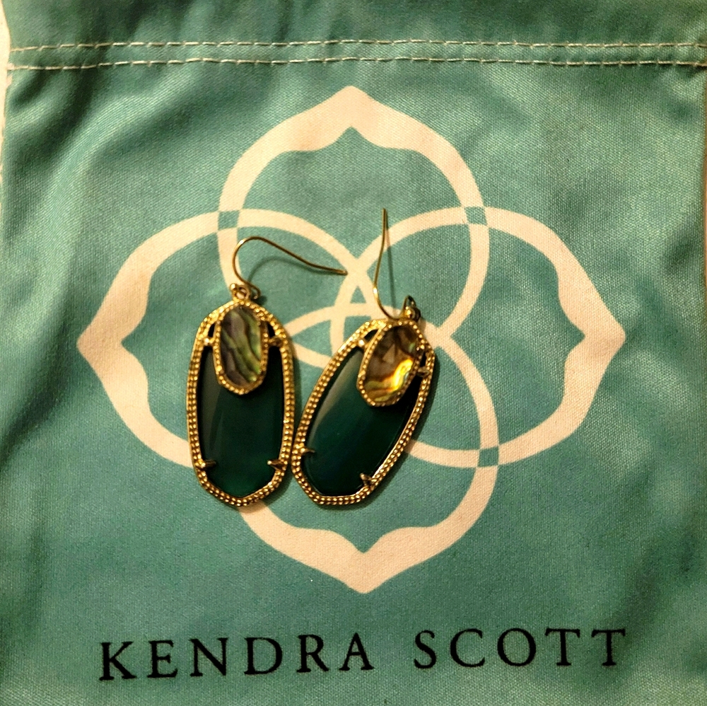 Kendra Scott Emmy Emmys Earrings Agate Abalone